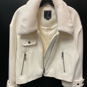 Women's Cream Teddy Jacket
